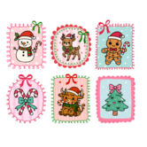 Textieltransfer DTF "Christmas Frames"