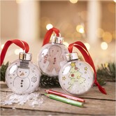 Mini Set Kerstballen - Tekening