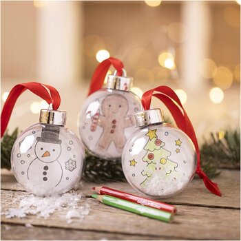 Creativ Company | Mini Set Kerstballen - Tekening