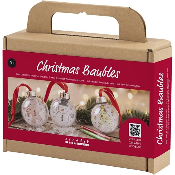 Creativ Company | Mini Set Kerstballen - Tekening