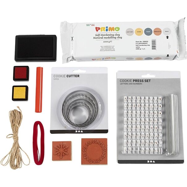 Creativ Company | Hobbyset Kerstornamenten - Zelfhardende Klei