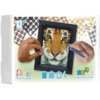 Pixelhobby | Pixel geschenkverpakking - Tijger