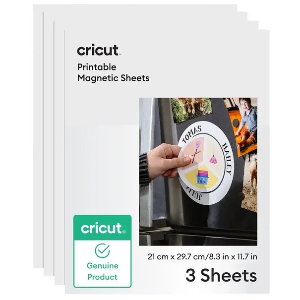 Cricut | Printable Magnet Sheets A4 White (3pcs)