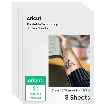 Cricut | Printable Tattoo Paper A4 Transparent (3pcs)