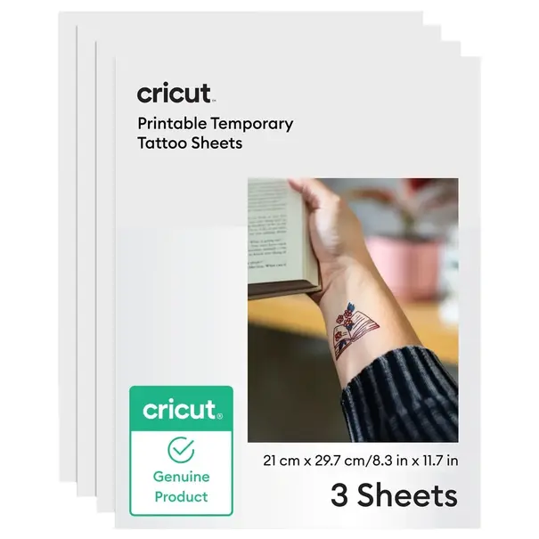 Cricut | Printable Tattoo Paper A4 Transparent (3pcs)