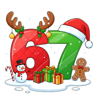 Feeërieke | Textieltransfer DTF "Six Seven"