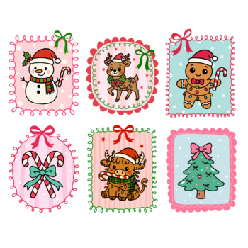 Feeërieke | UV DTF Sticker - Christmas Frames