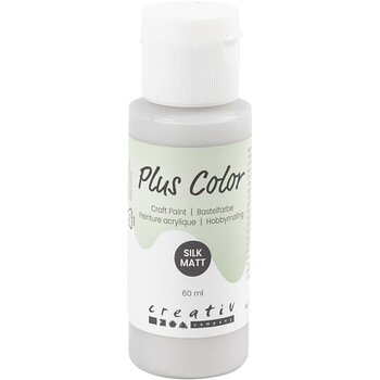 Plus Color acrylverf - Silver  / 60 ml