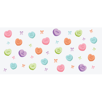 Feeërieke | UV DTF Sticker Wrap - Candy Hearts