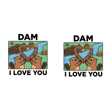 Feeërieke | UV DTF Sticker Wrap - DAM I Love You