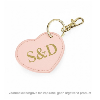 Bagbase | Boutique Heart Key Clip - Soft Pink