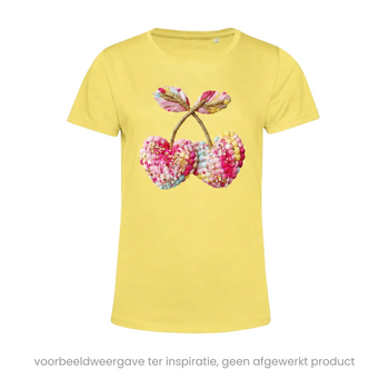 Feeërieke | Textieltransfer DTF "Sparkle Yarn Cherries"