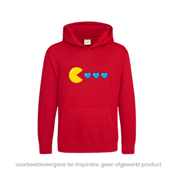 Just Hoods | Kids AWDis Hoodie - Fire Red