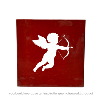 Tegeltje - Rood