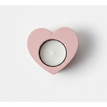 Silicone Mal - Hartje als Waxinelichthouder
