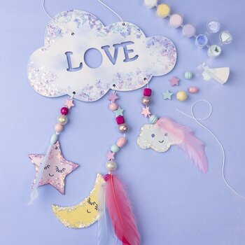 Creativ Company | Hobbyset Decoratie - Wolk, Maan, Ster