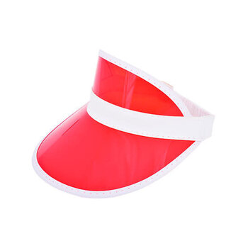 L-merch Zonneklep PVC - Rood