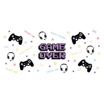 Feeërieke | UV DTF Sticker Wrap - Game Over