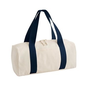 Bagbase | Edit Canvas Duffle - Natural / Navy
