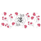 Feeërieke | UV DTF Sticker Wrap - Line Art Roses
