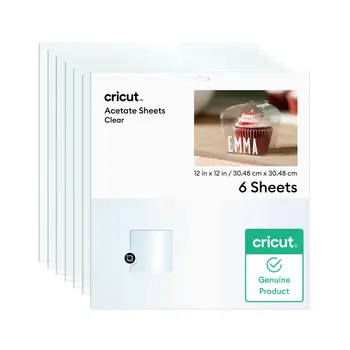 Cricut | Cricut Foil Acetate 30x30cm 6-sheets (Clear)