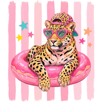 UV DTF Sticker - Summer Leopard Gift