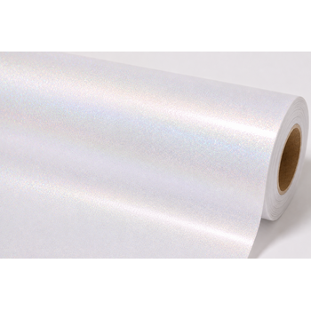 A4 Vinyl UltraGlitter Rainbow White