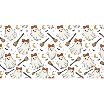 UV DTF Sticker Wrap - Halloween Ghosts