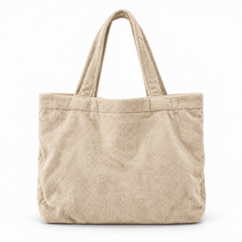 Funnies | Velours Bag Big Cream