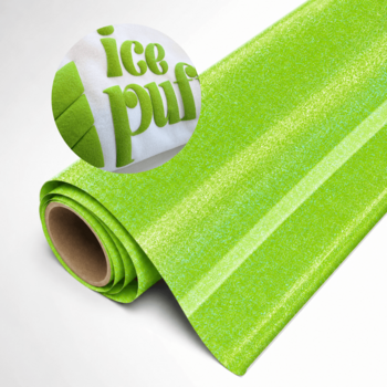 Glitter Puff - Lime Green