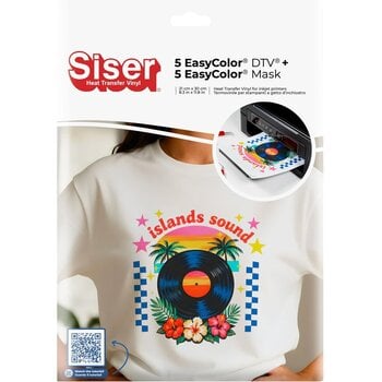 Siser | Siser Craft Pack - Easycolor DTV + Mask (5+5 Sheets)