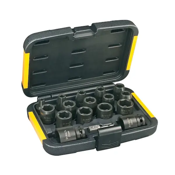 DeWalt DeWalt 17-delige slagmoersleutel set