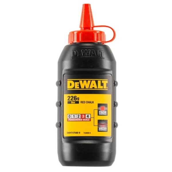 DeWalt DeWalt slaglijnpoeder rood 225gr