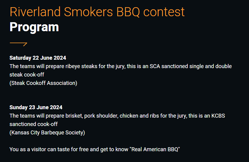 Programma BBQ Contest 2024