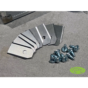 Set messen voor robotmaaier 8stuks