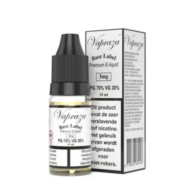 Vapraza Base Label - PG 70% - VG 30%