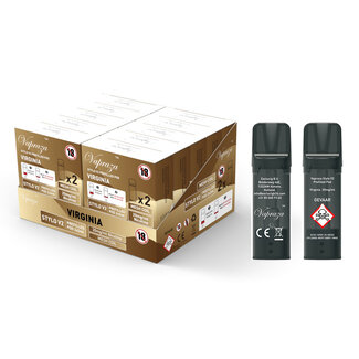 Vapraza Vapraza Stylo V2 Prefilled Pods Virginia Vapraza Vapraza Stylo V2 Prefilled Pods Virginia