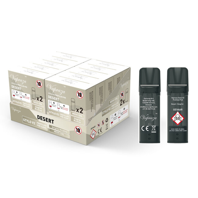 Vapraza Stylo V2 Prefilled Pods Beige (Desert)