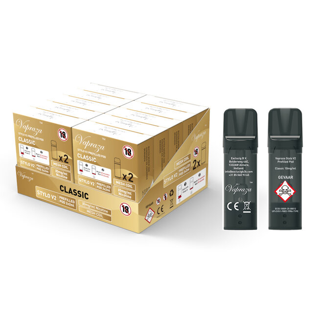 Vapraza Stylo V2 Prefilled Pods Bronze (Classic)
