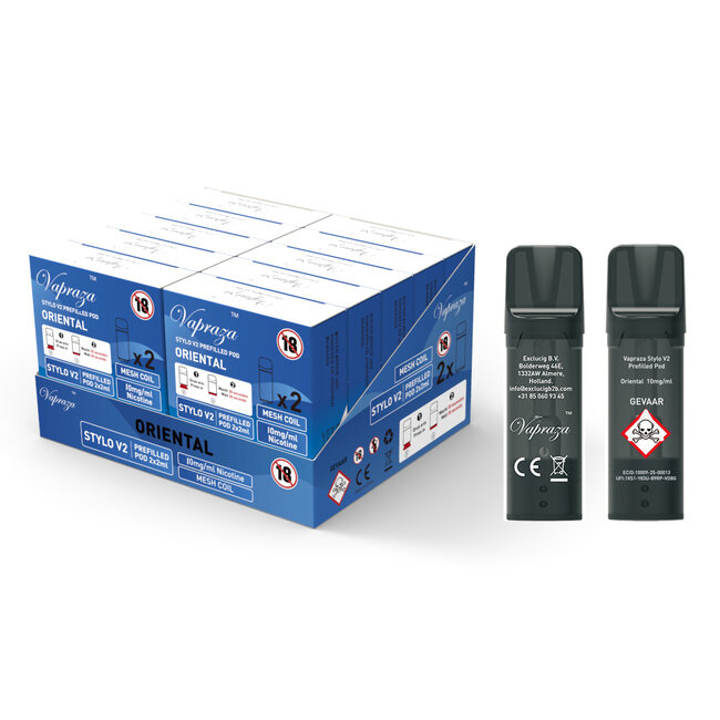 Vapraza Stylo V2 Prefilled Pods Blue (Oriental)