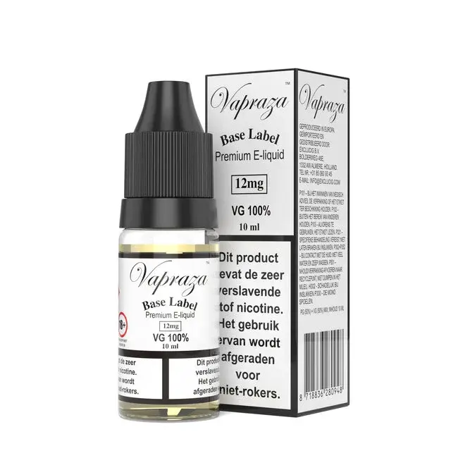 Vapraza Base Label - 100% VG
