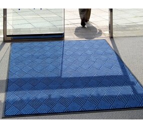 Mattenexpert Deurmat Water Hog Diamond Medium Blauw Mattenexpert Deurmat Water Hog Diamond Medium Blauw