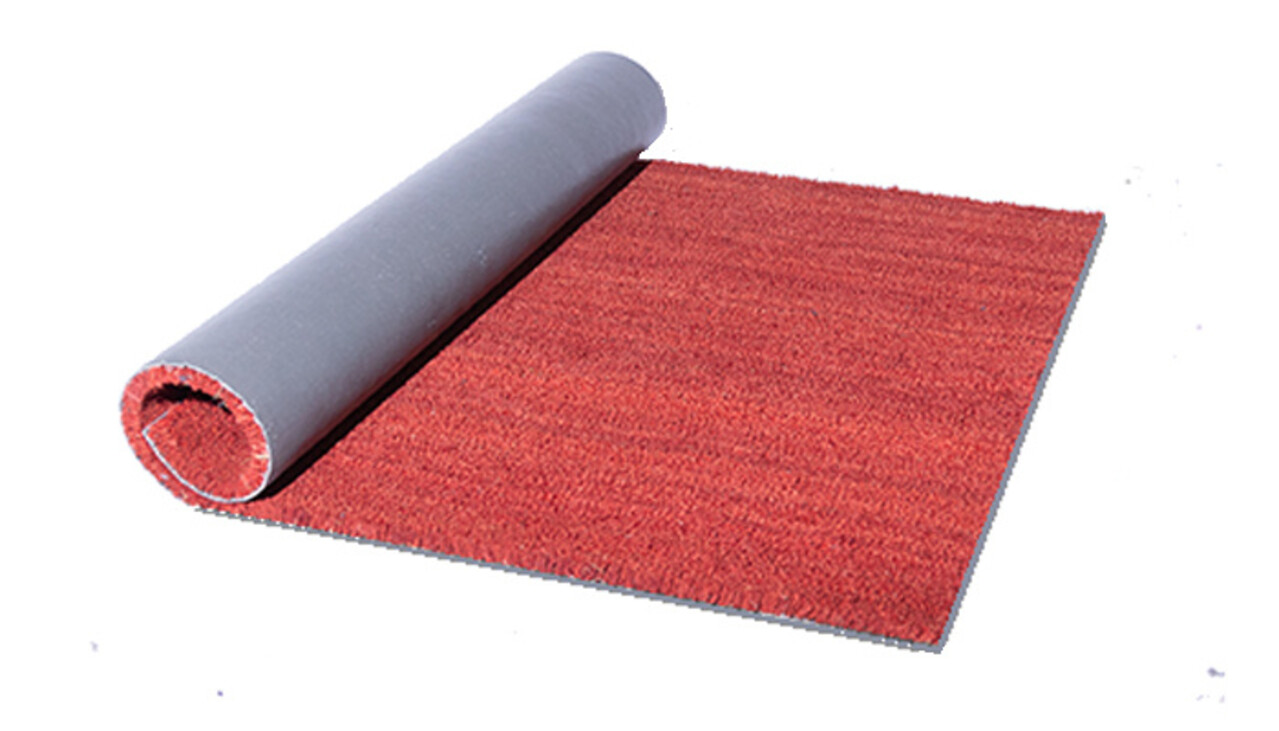 Mattenexpert Kokosmat op maat Ruco 17 mm hoog - 100 cm breed - Rood kopen Mattenexpert Kokosmat op maat Ruco 17 mm hoog - 100 cm breed - Rood kopen