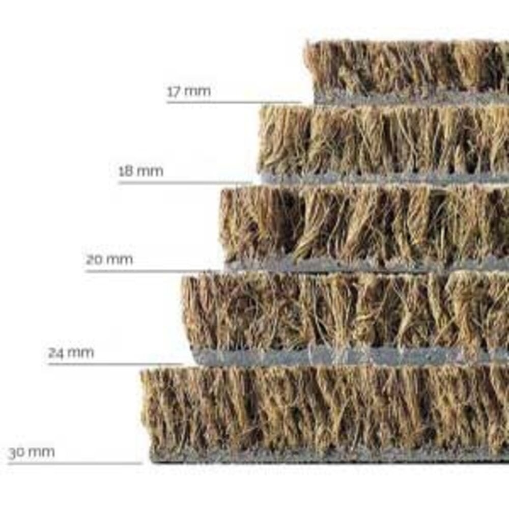 Mattenexpert Kokosmat op maat Ruco 30mm hoog - 200 cm breed - Naturel kopen Mattenexpert Kokosmat op maat Ruco 30mm hoog - 200 cm breed - Naturel kopen