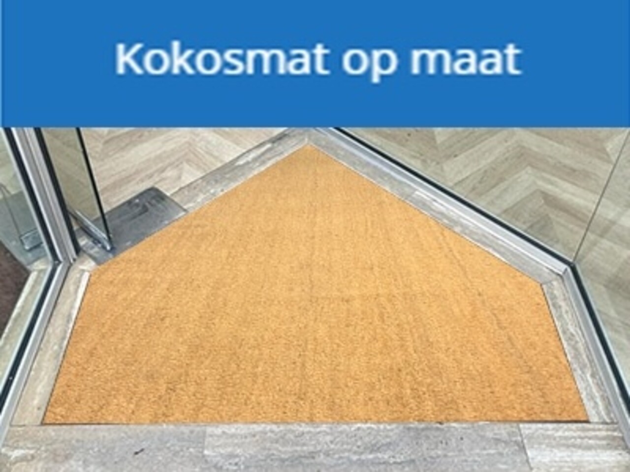 Mattenexpert Kokosmat op maat Ruco 30mm hoog - 100 cm breed - Naturel kopen