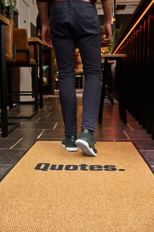 Mattenexpert Berber Impressions Logo mat binnen