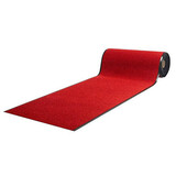 Mattenexpert Droogloopmat op maat Twister (100cm breed) - Rood (060)
