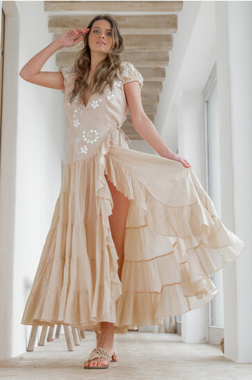 Jurk Mirror Seville Peach