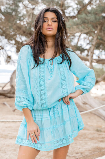 Tuniek Laces Turquoise