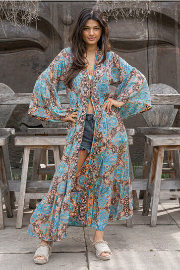 Kimono Carrie Blauw